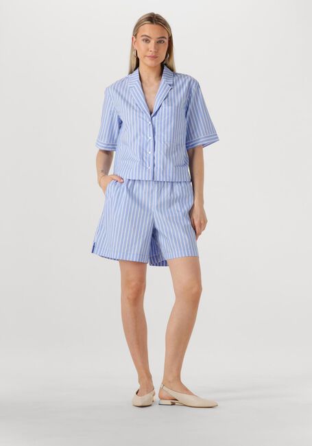 Hellblau ROUGE EDIT Blusen ROUSHONA 2/4 RESORT COLLAR SHIRT - large