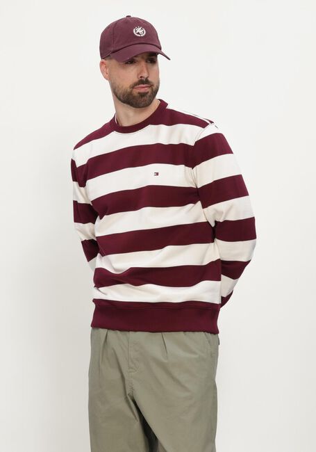 Bordeaux TOMMY HILFIGER Sweatshirt ESSENTIAL TERRY CREWNECK - large