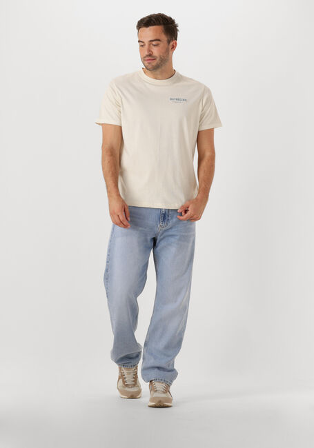 Ecru DSTREZZED T-shirt NICKOLAS GRAPHIC TEE - large