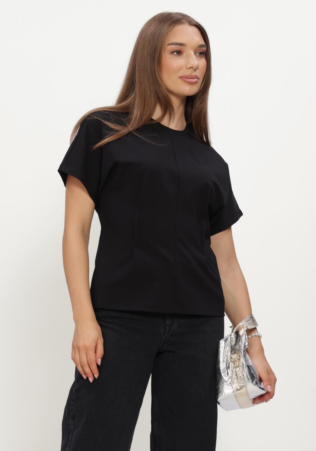 Schwarze SELECTED WOMEN Top SLWERA SS TOP - large