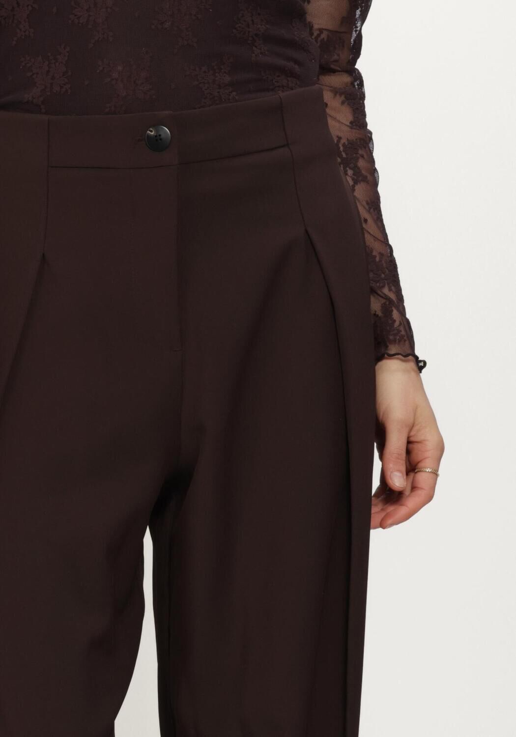Bordeaux MSCH COPENHAGEN Hose MSCHVEGA HW PANTS - large