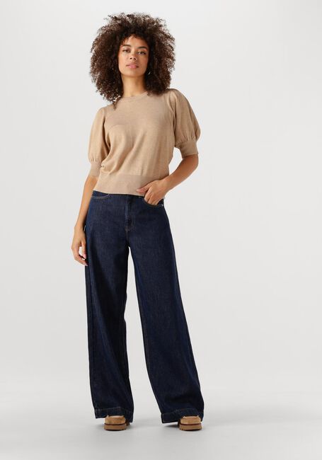 Beige MINUS Top LIVA KNIT TEE - large