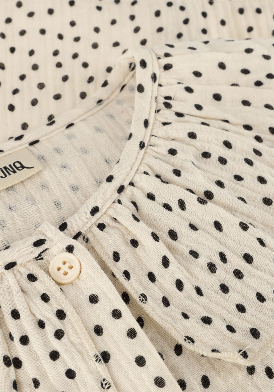Wei&szlig;e CARLIJNQ Blusen MINI DOTS - BLOUSE BIG COLLAR - large