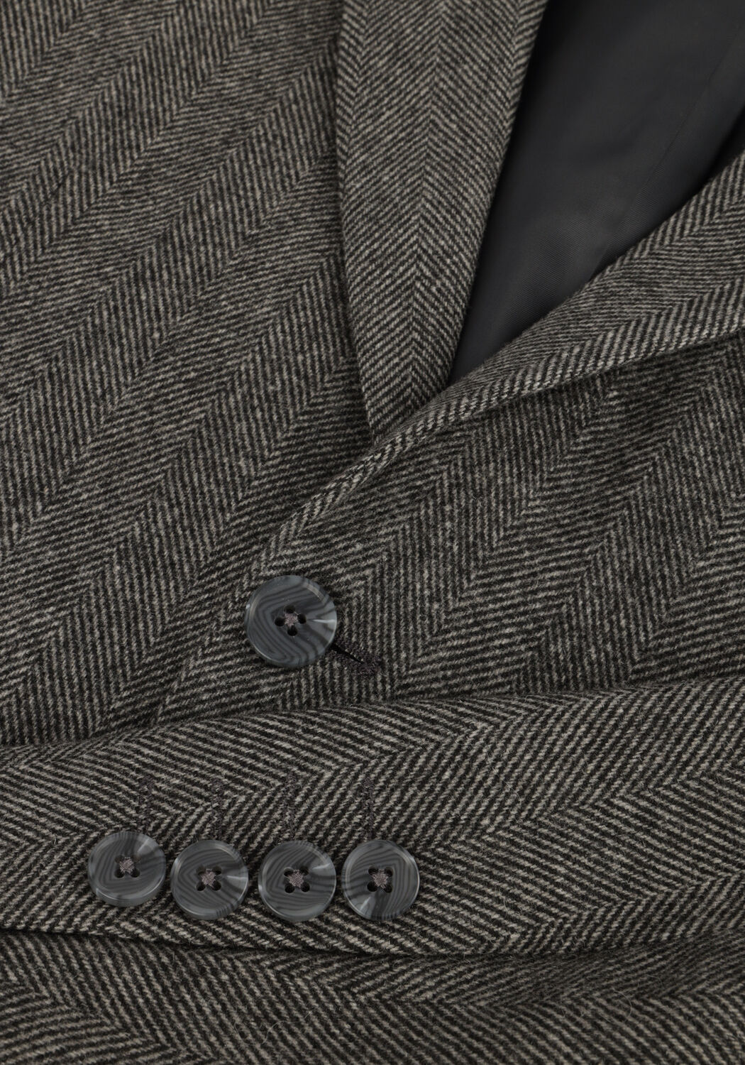 Graue SELECTED MEN Sakkos SLHSLIM-REED WOOL BLZ - large