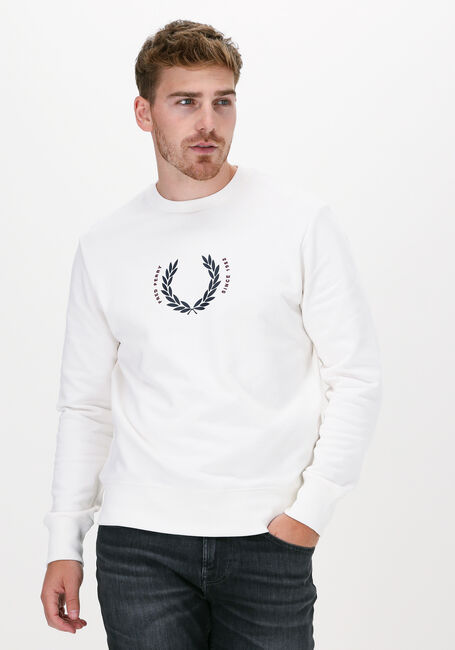 Nicht-gerade weiss FRED PERRY Sweatshirt LAUREL WREATH SWEATSHIRT - large