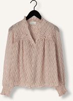 Beige NEO NOIR Blusen RHIA GRAPHIC FIRE BLOUSE Beige NEO NOIR Blusen RHIA GRAPHIC FIRE BLOUSE - medium