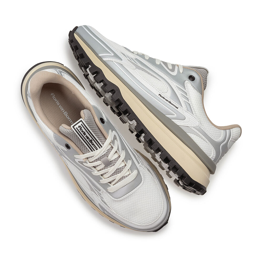 Wei&szlig;e FLORIS VAN BOMMEL Sneaker Low DE GRIPPER 10211 - medium