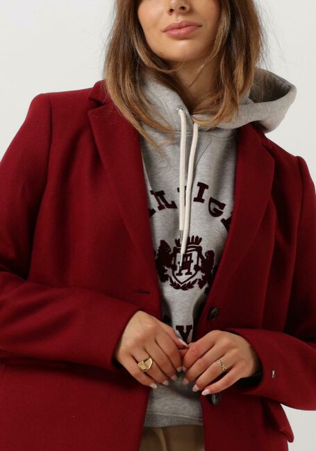 Rote TOMMY HILFIGER Mäntel WOOL BLEND CLASSIC COAT - large