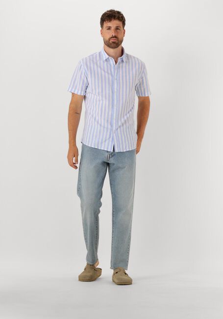 Blaue SELECTED HOMME Casual-Oberhemd SLHREG-SUN SHIRT SS NOOS - large