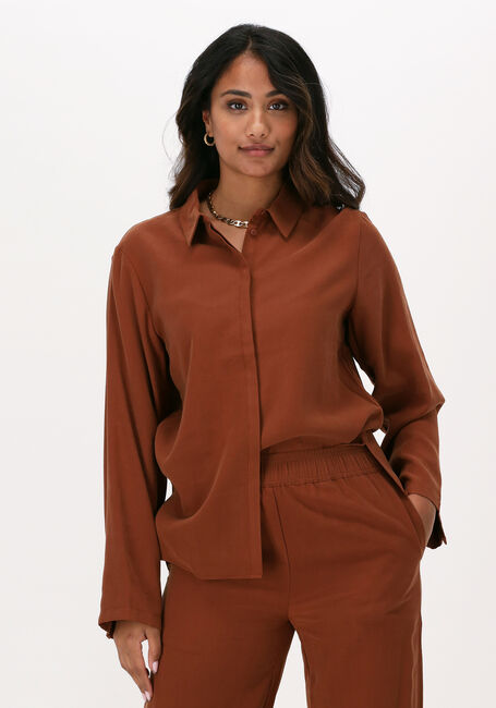 Braune ANOTHER LABEL Blusen FARGER SHIRT - large