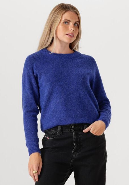 Blaue SELECTED FEMME Pullover SLFLULU LS KNIT O-NECK - large