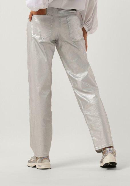 Silberne CO'COUTURE Weite Hose SILVER STRAIGHT HIP JEANS - large