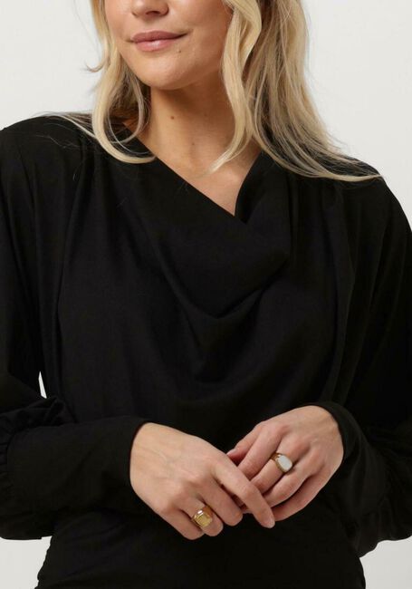 Schwarze GESTUZ Midikleid UMINAGZ DRESS - large