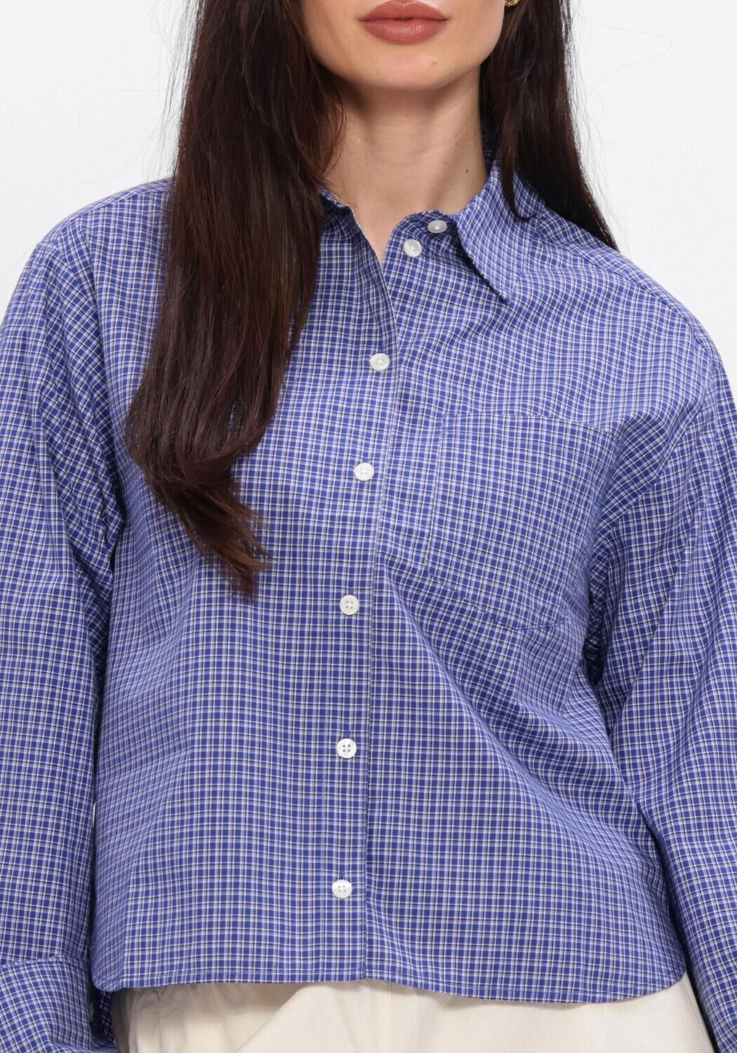 Blaue ENVII Blusen ENWEB LS SHORT SHIRT CH 7354 - large