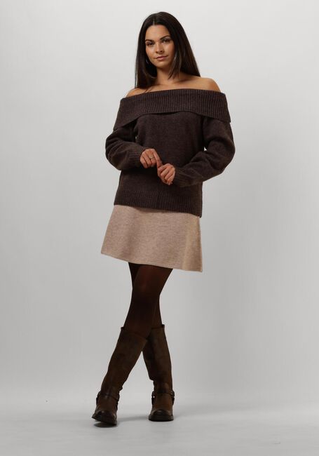 Beige NEO NOIR Minirock GISA KNIT SKIRT - large