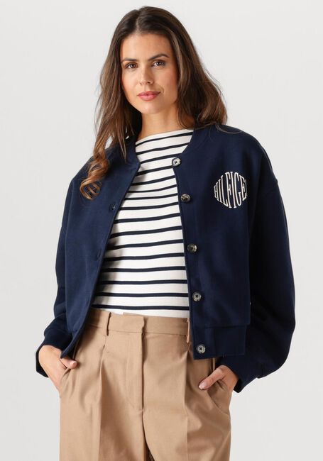 Dunkelblau TOMMY HILFIGER Jack VARSITY FLEECE BOMBER - large