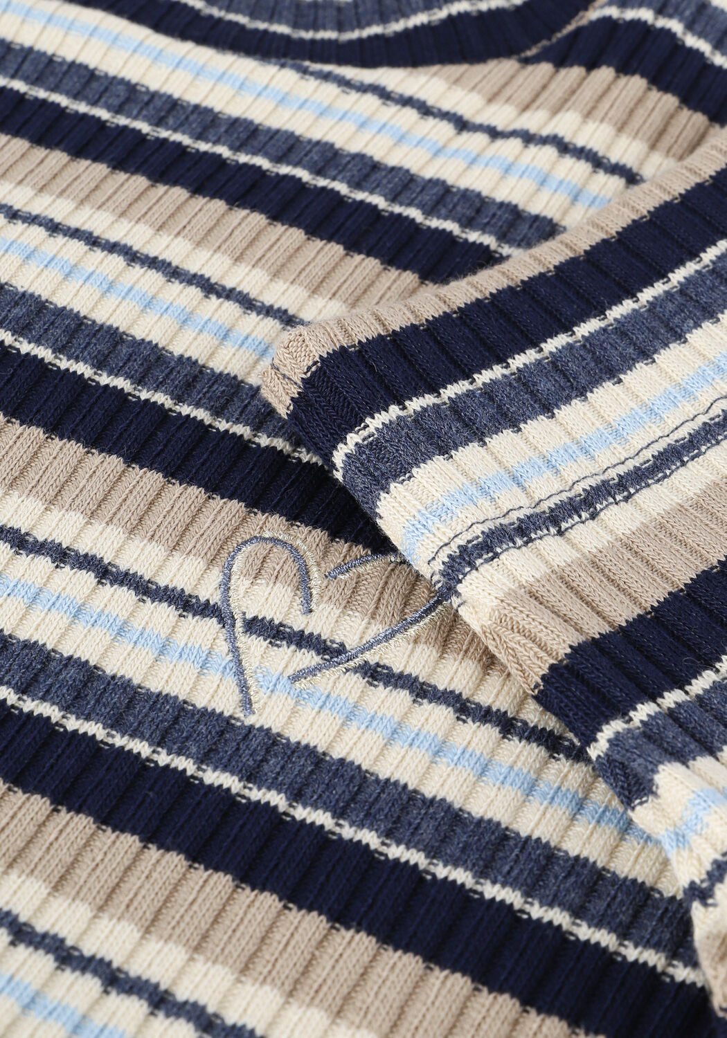 Blaue MOS MOSH Top JOELINA SS TURTLE NECK TEE - large