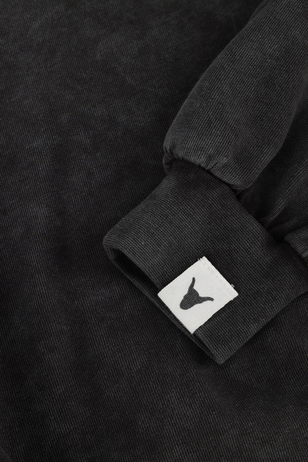 Dunkelgrau ALIX MINI Sweatshirt RUFFLE VINTAGE SWEATER - large