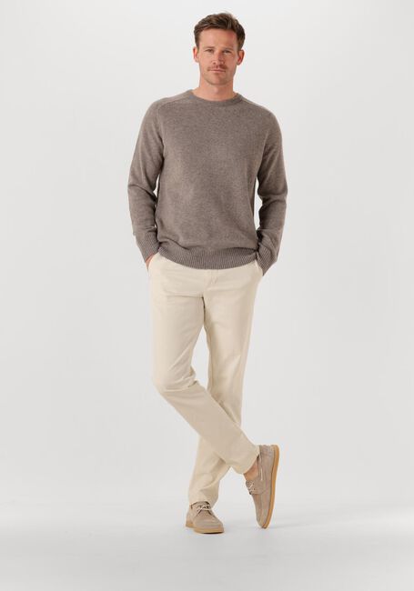 Taupe STEFANO LAURAN Pullover CREW L - large