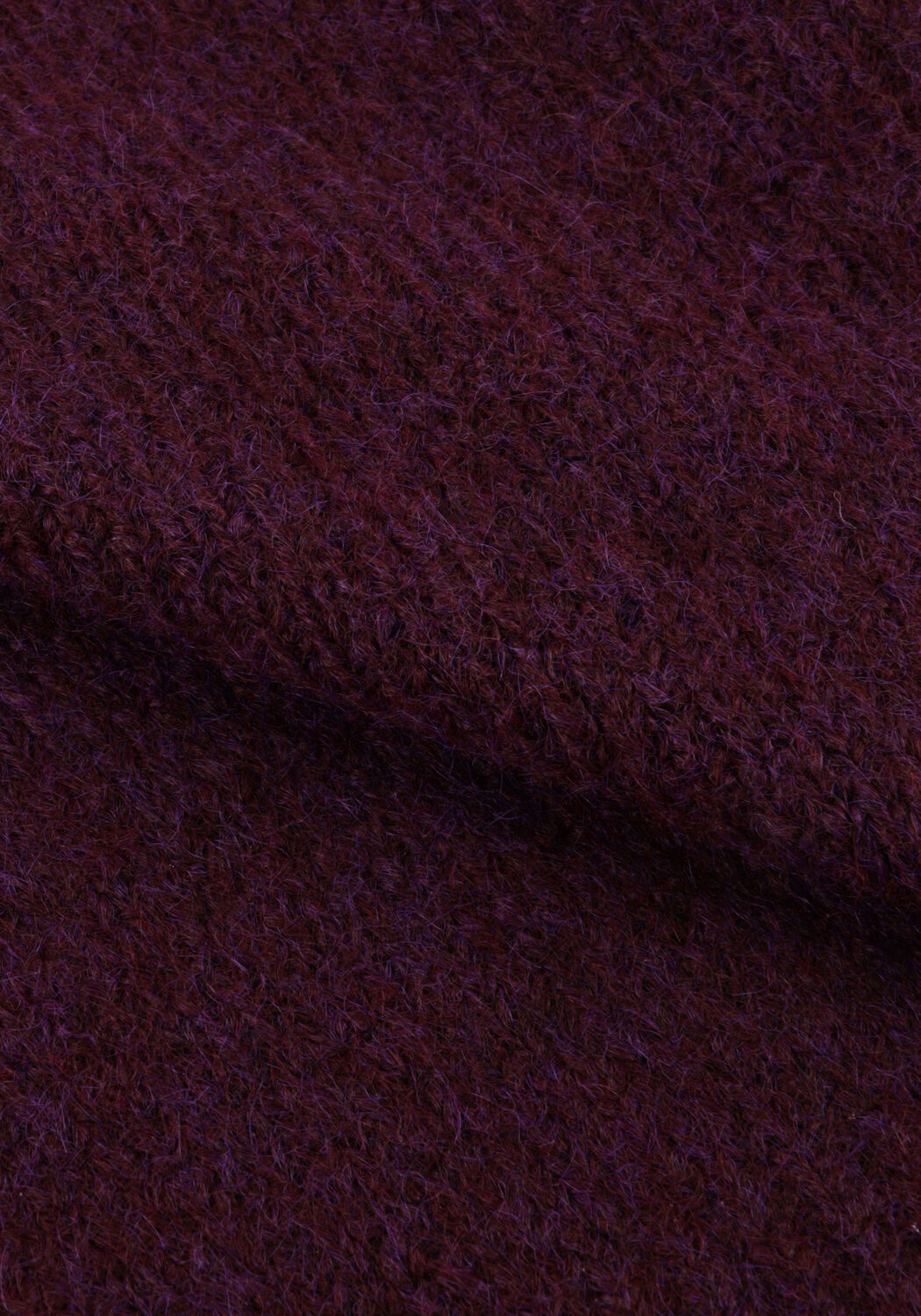 Bordeaux SUMMUM Strickjacke PUFF SLEEVE CARDIGAN COZY MELANGE KNIT - large