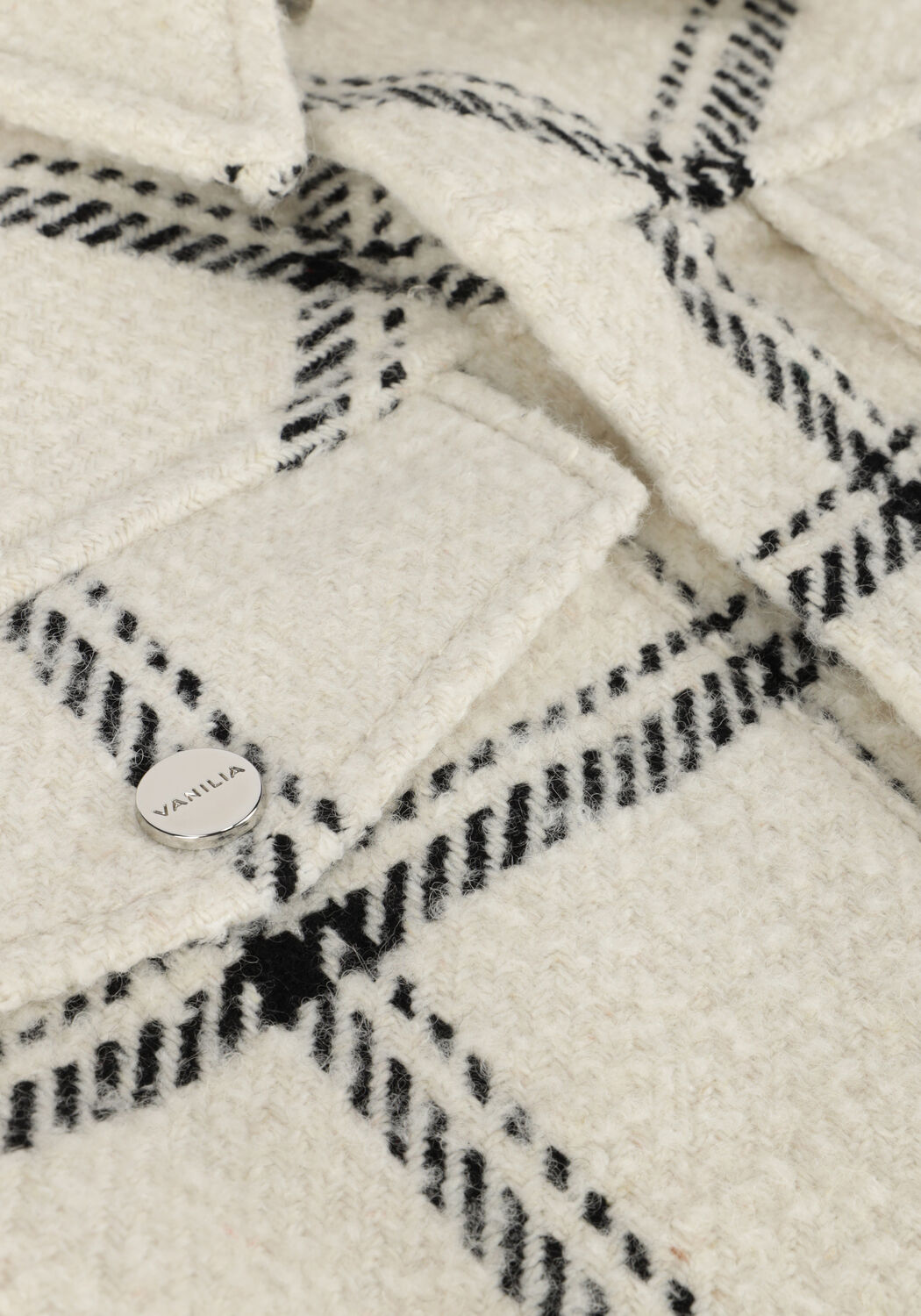 Nicht-gerade weiss VANILIA Jack BIG CHECK CARDI - large