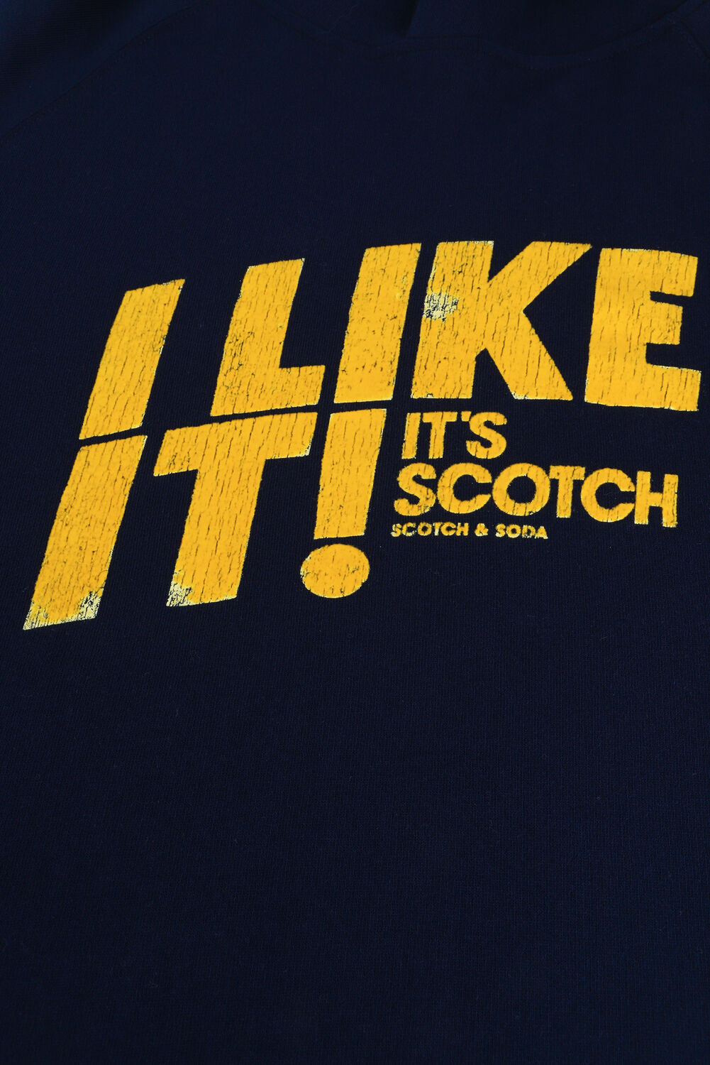 Dunkelblau SCOTCH & SODA Sweatshirt GRAPHIC RAGLAN SLEEVE FELPA HOODIE - large