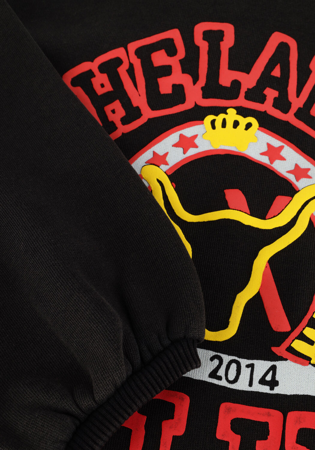 Schwarze ALIX MINI Minikleid VARSITY SWEAT DRESS - large