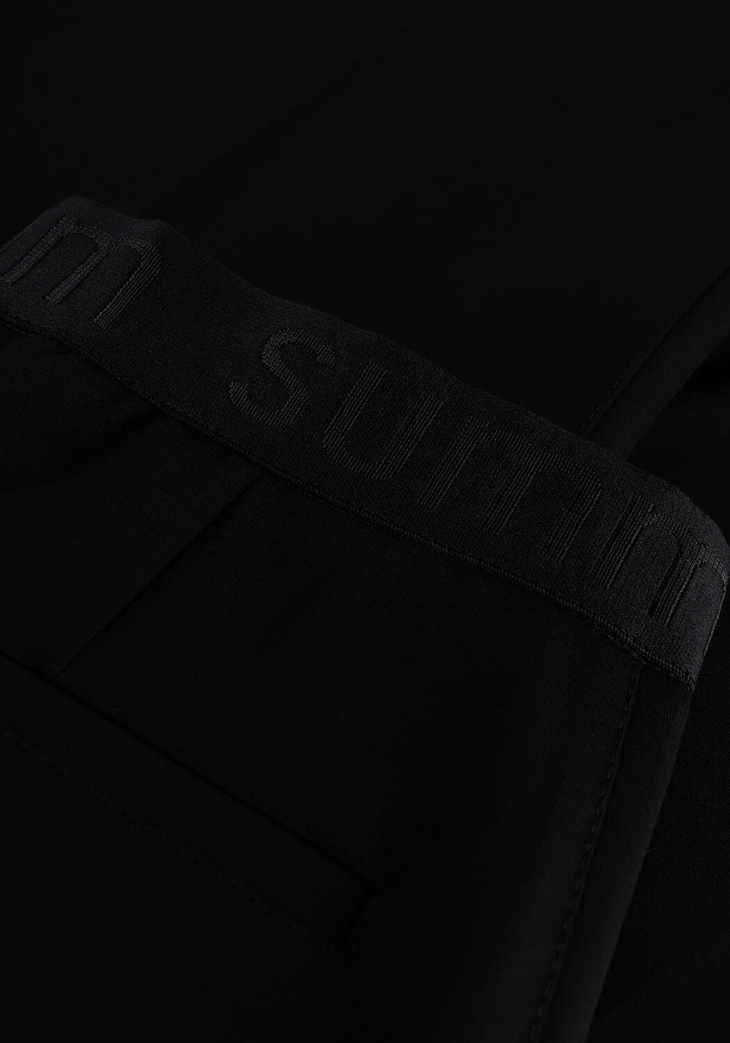 Schwarze SUMMUM Weite Hose TROUSERS BOOT CUT PUNTO MILANO - large