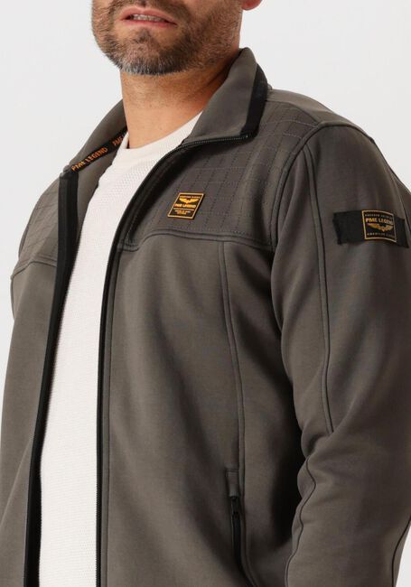 Grüne PME LEGEND Jack ZIP JACKET SPACER LOOK SWEAT - large