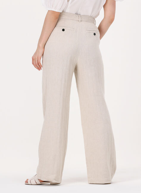 Sand CO'COUTURE Weite Hose LINEN FLARE PANTS - large