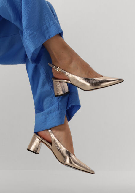 Goldfarbene NOTRE-V Slingbacks 35503 - large