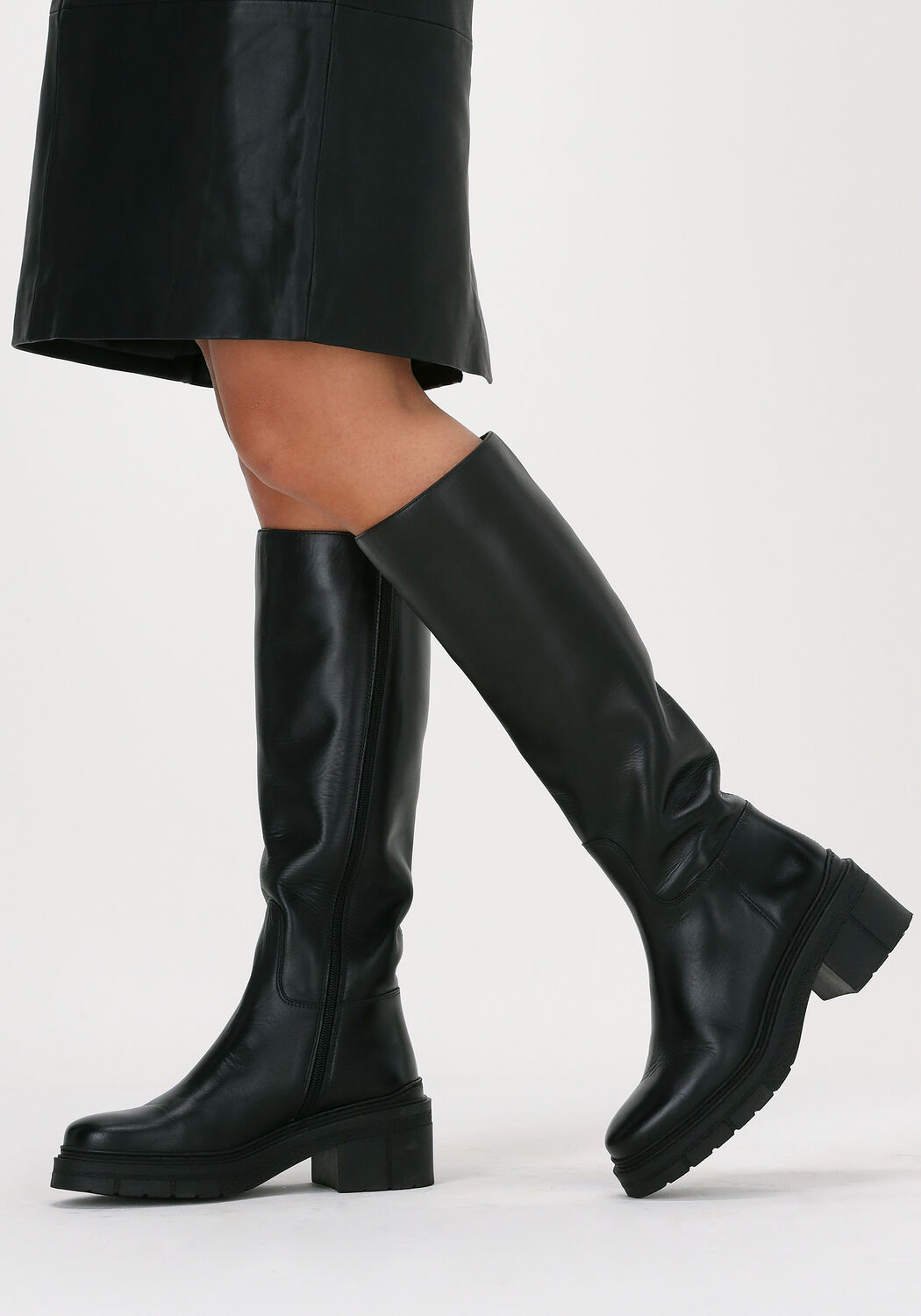 Schwarze UNISA Hohe Stiefel JOSUA - large