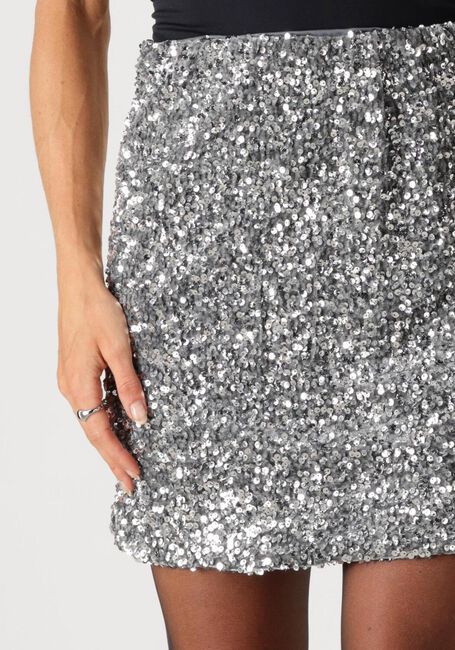 Silberne OBJECT Minirock OBJKINNE HW MINI SKIRT 136 DIV - large