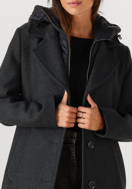 Schwarze BEAUMONT Wattierte Jack CAMERON COAT - large