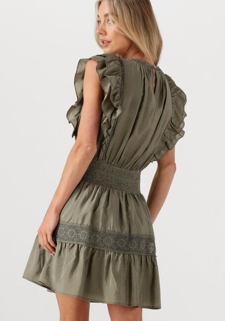 Khaki CO'COUTURE Minikleid CALLUMCC FRILL PINTUCK DRESS - large