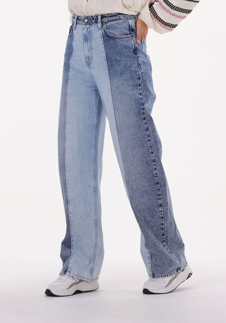 Blaue CO'COUTURE Straight leg jeans VIKA REFLECTION JEANS - large