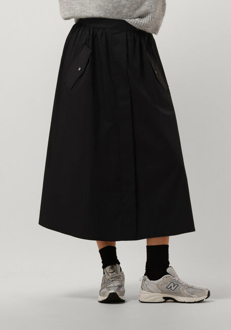 Schwarze MSCH COPENHAGEN Midirock MSCHLAMIRA LANA SKIRT - large