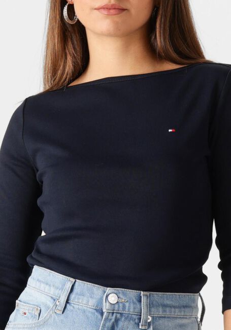 Blaue TOMMY HILFIGER Tops & T-shirts NEW CODY SLIM BOAT-NK 3/4SLV - large