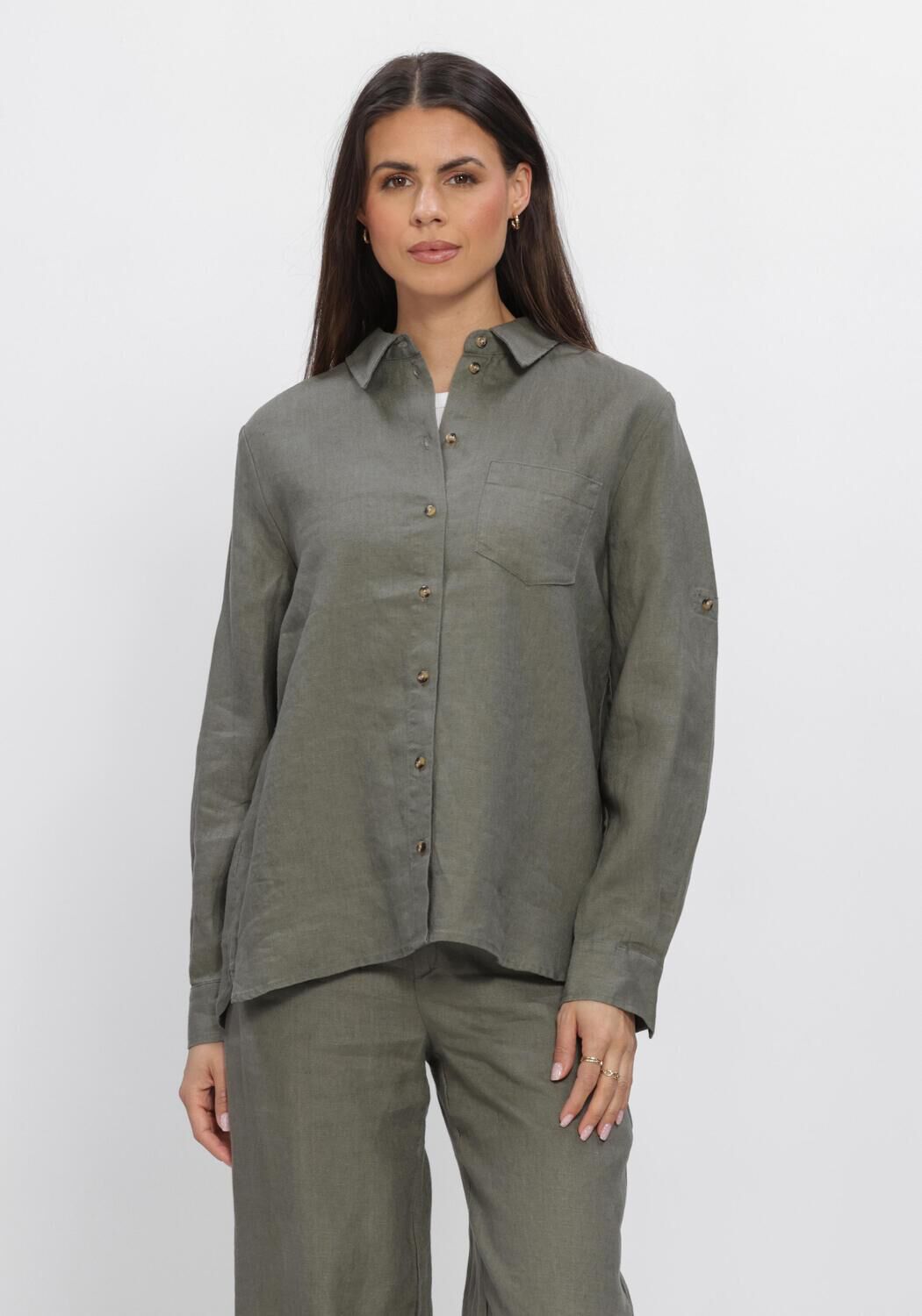 Gr&uuml;ne INWEAR Blusen DILANAIW CLASSIC SHIRT - large
