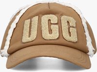 Cognacfarbene UGG Kappe BONDFED FLEECE BASEBALL CAP - medium