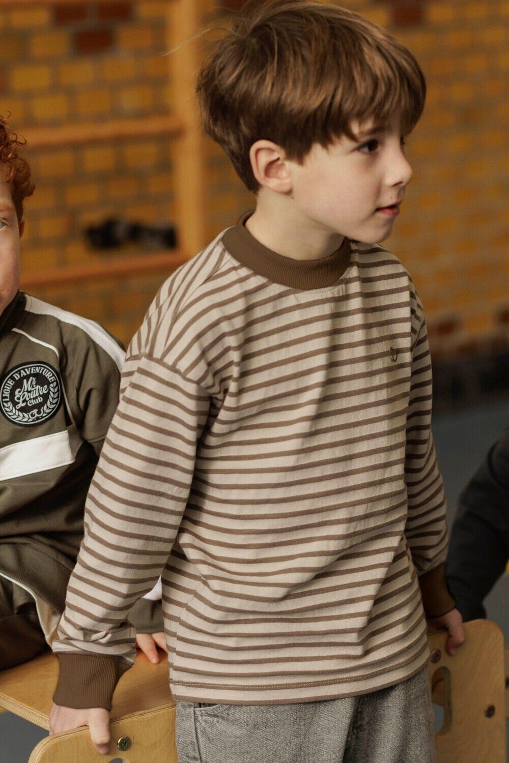 Creme MR. LOUTRE Pullover IVAR - large