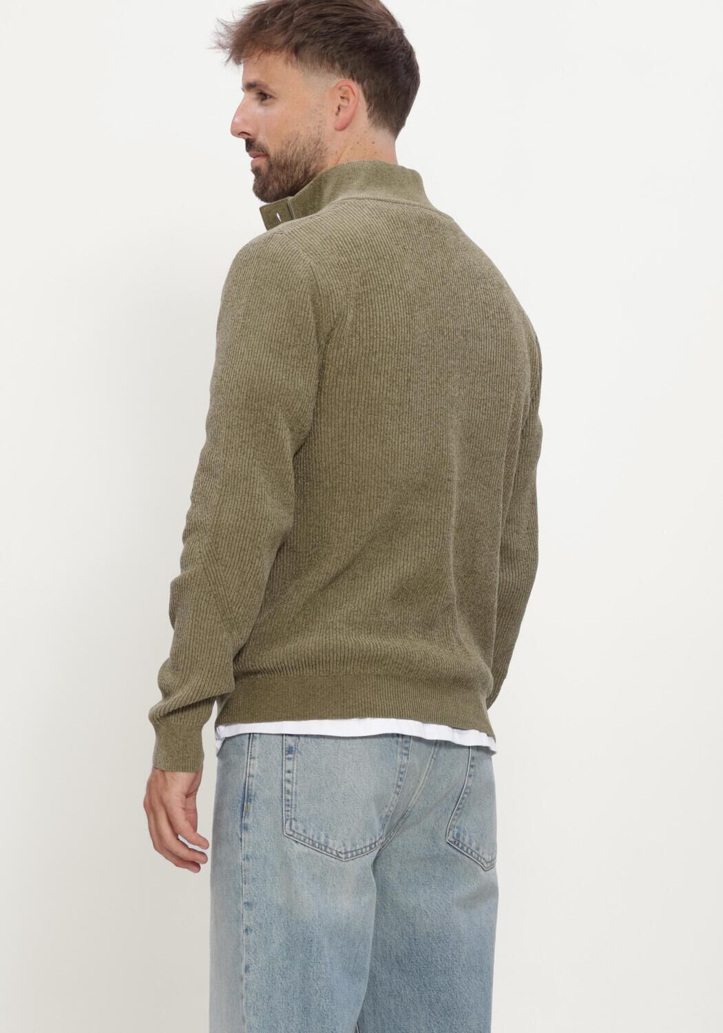 Khaki SAINT STEVE Pullover LESLEY-S - large