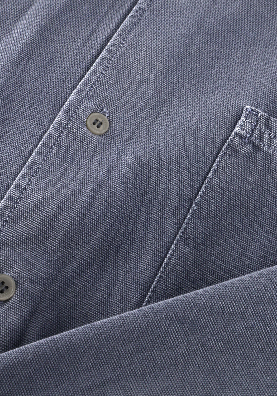 Blaue AMERICAN VINTAGE Overshirts LYCAZ OVERSHIRT - large