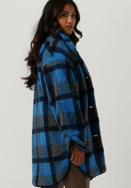 Blaue PENN & INK M&auml;ntel COAT TEDDY - large