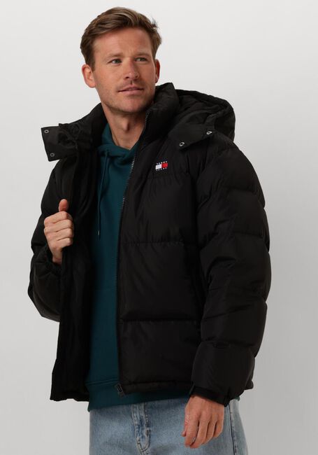 Schwarze TOMMY JEANS Wattierte Jack TJM ALASKA PUFFER EX - large