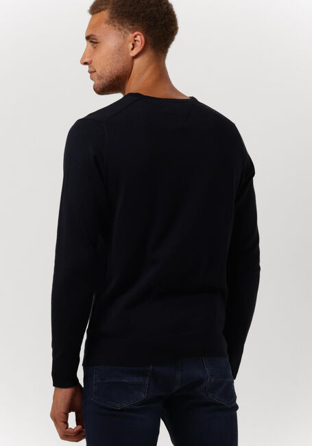 Blaue TOMMY HILFIGER Pullover CORE COTTON-SILK VNECK - large