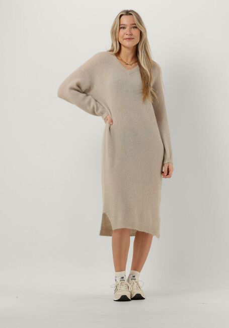 Beige AMERICAN DREAMS Midikleid SILJA DRESS - large