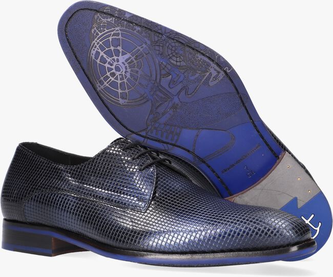 Blaue FLORIS VAN BOMMEL Business Schuhe 18268 - large