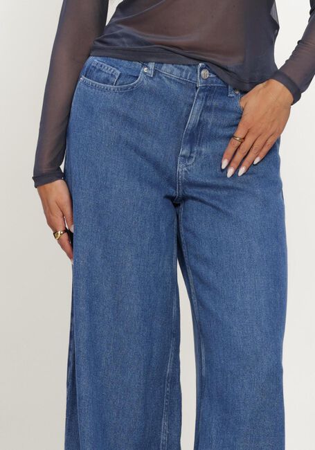 Blaue MSCH COPENHAGEN Wide jeans MSCHAGO RUE WIDE PANTS - large