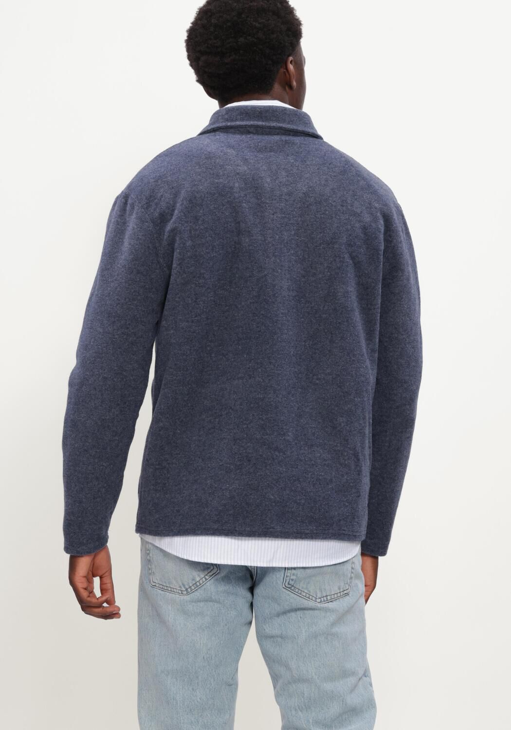 Dunkelblau THE GOODPEOPLE Pullover LEO - large